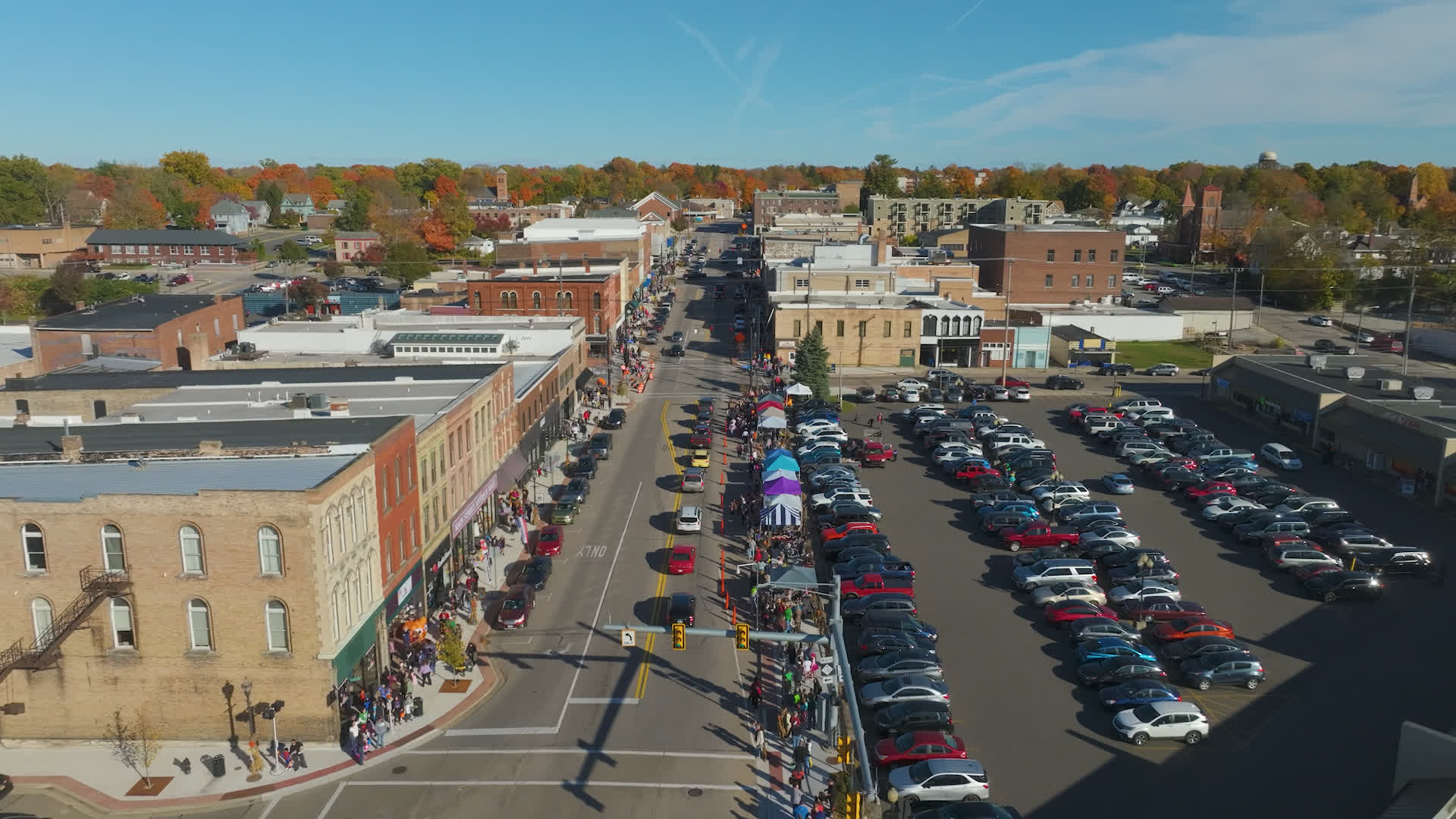 Local-character photograph of historic downtown Niles, Michigan in Niles, Michigan — service area for Phantom Technology Solutions managed IT.